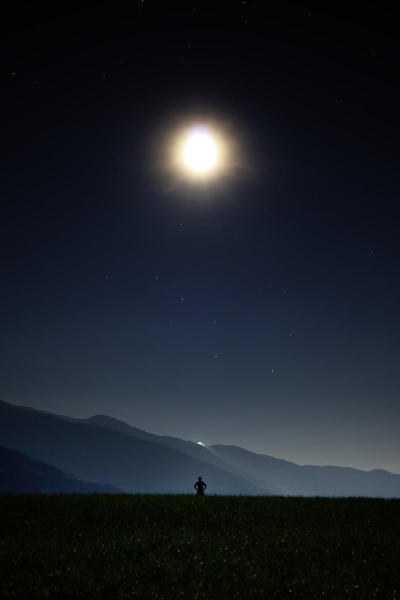 Moon Wedding Night Stars